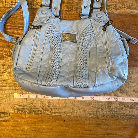 Jingpin Piju Geniune Leather Handbag blue - Picture 6 of 10